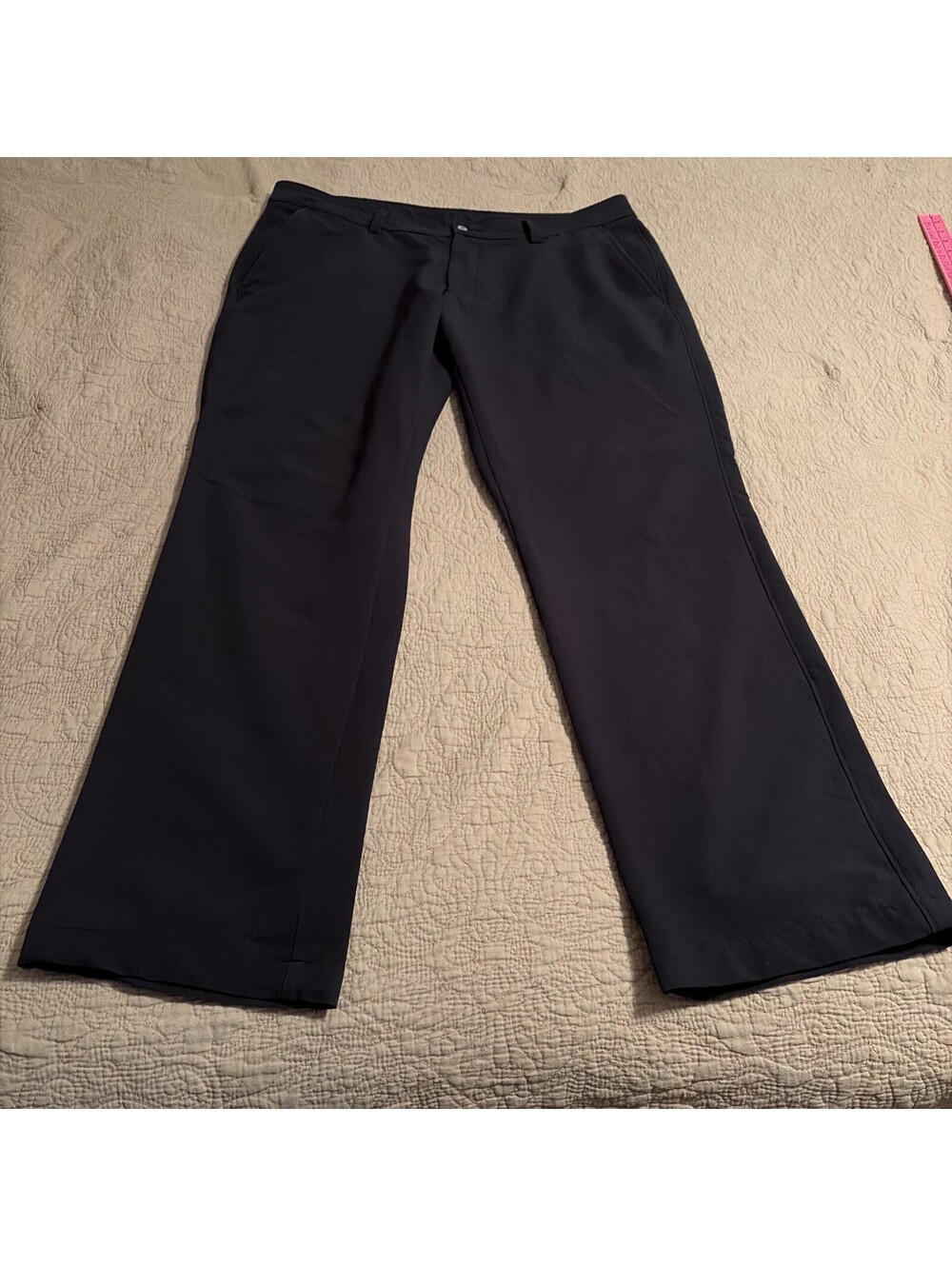 Under Armour Match Play Golf Pants Black Performance Straight Leg Men's 38x32